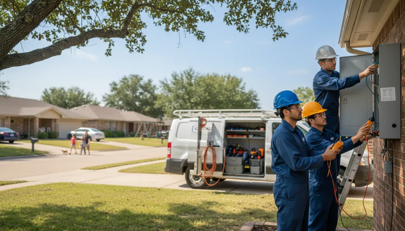Certified electrician providing emergency electrical services in Upton, NY
